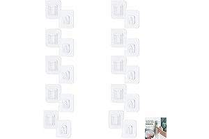 Wall Hooks, Double-Sided Adhesive Hook, Premium Wall Hooks