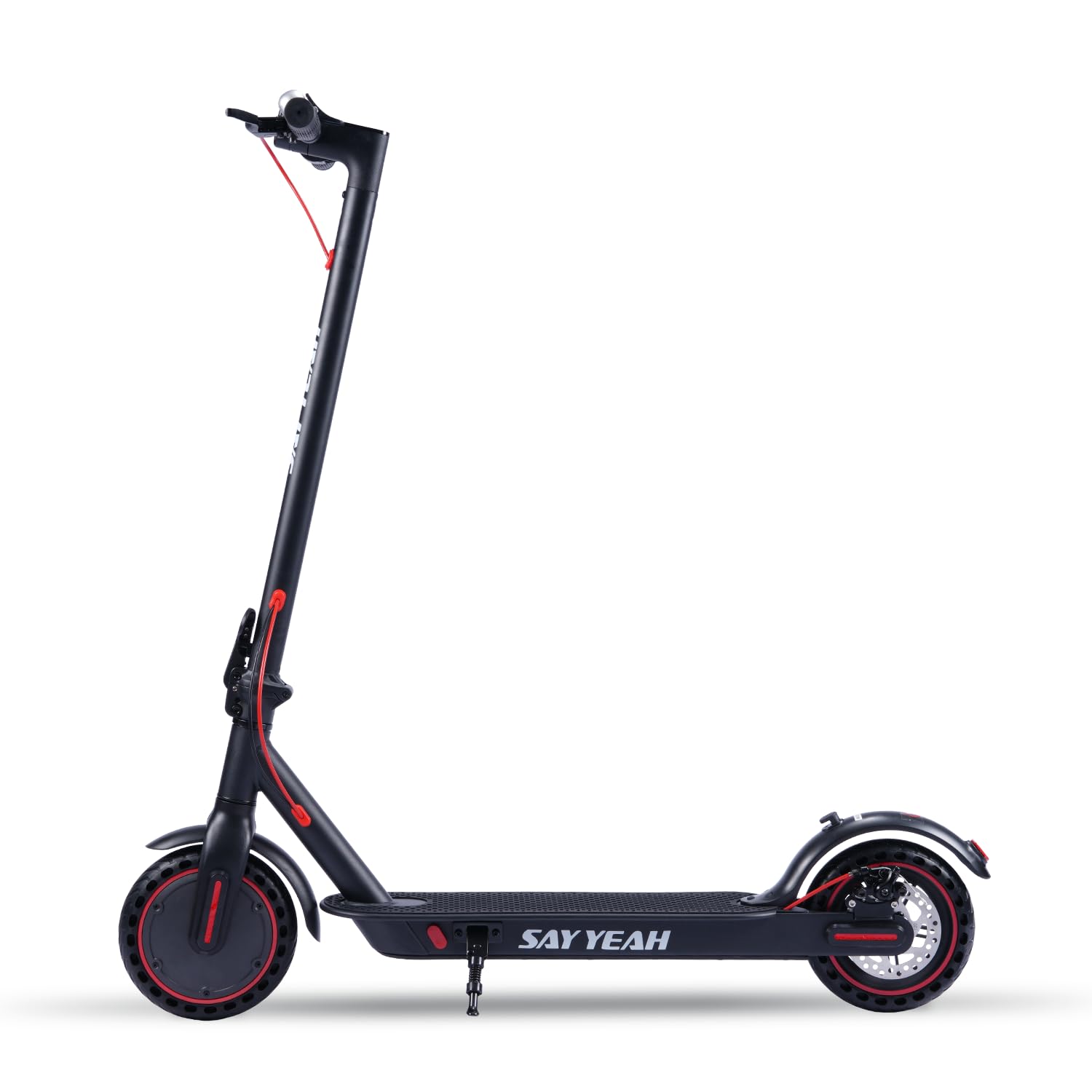 SAYYEAH Electric Scooter Adults 8 5 Tires 15 8MPH Top Speed Max 19Miles Range Folding Electric Scooter for