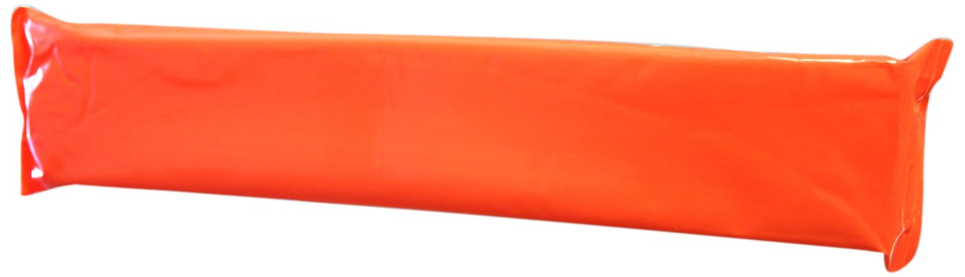 Primacare IS-5116 3-Pack, Padded Wood Splint with Vinyl Casing for Fractured Limbs, Full Arms, Legs, Universal Waterproof Medical Splints for First Aid and Emergency Support, 16", Orange