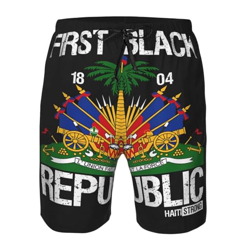Men's Beach Shorts Casual Swim Trunks Quick Dry Board Short Hawaii Bathing Suit Elastic Waist Drawstring Sport Trunk4