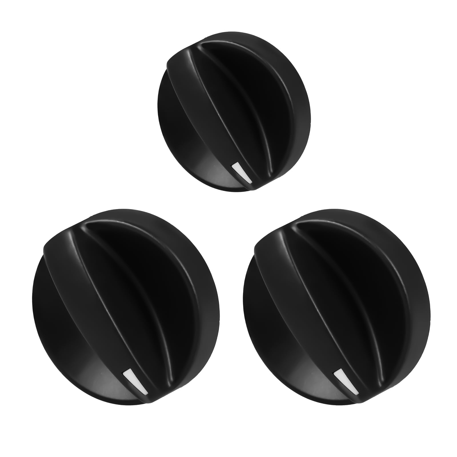 3PCS HVAC Control Knobs,A/C Heater Climate Switch Fan Speed Control Knob Compatible with Mazda 6 2006 2007 2008 Replace# GV3A-61-195 GV2W-61-195