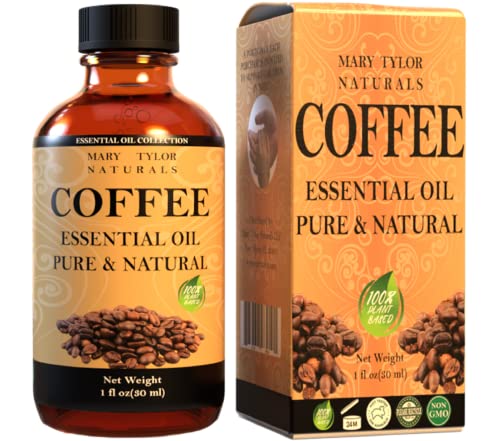 Coffee Essential Oil (1 oz), Premium Therapeutic Grade, 100% Pure and Natural, Perfect for Aromatherapy, and Much More by Mary Tylor Naturals