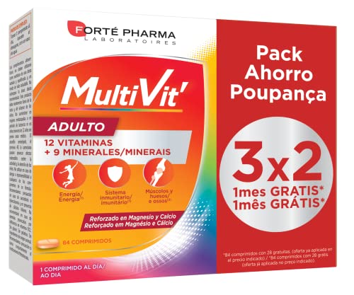 Forte Pharma Iberica Energy Multivit Adulto complemento alimentar - 84 comprimidos