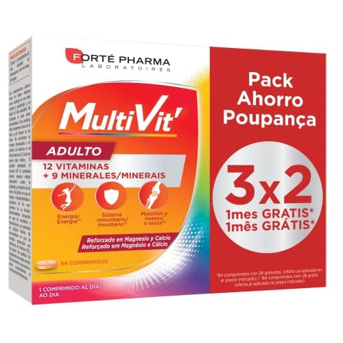 Forte Pharma Iberica Energy Multivit Adulto Complemento Alimenticio - 84 Tabletas