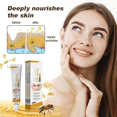 Bee Venom Cream Skin Cream, Wrinkle Removal And Firming, Moisturizing, Lifting Natural Bee Venom Cream for All Parts of The Body