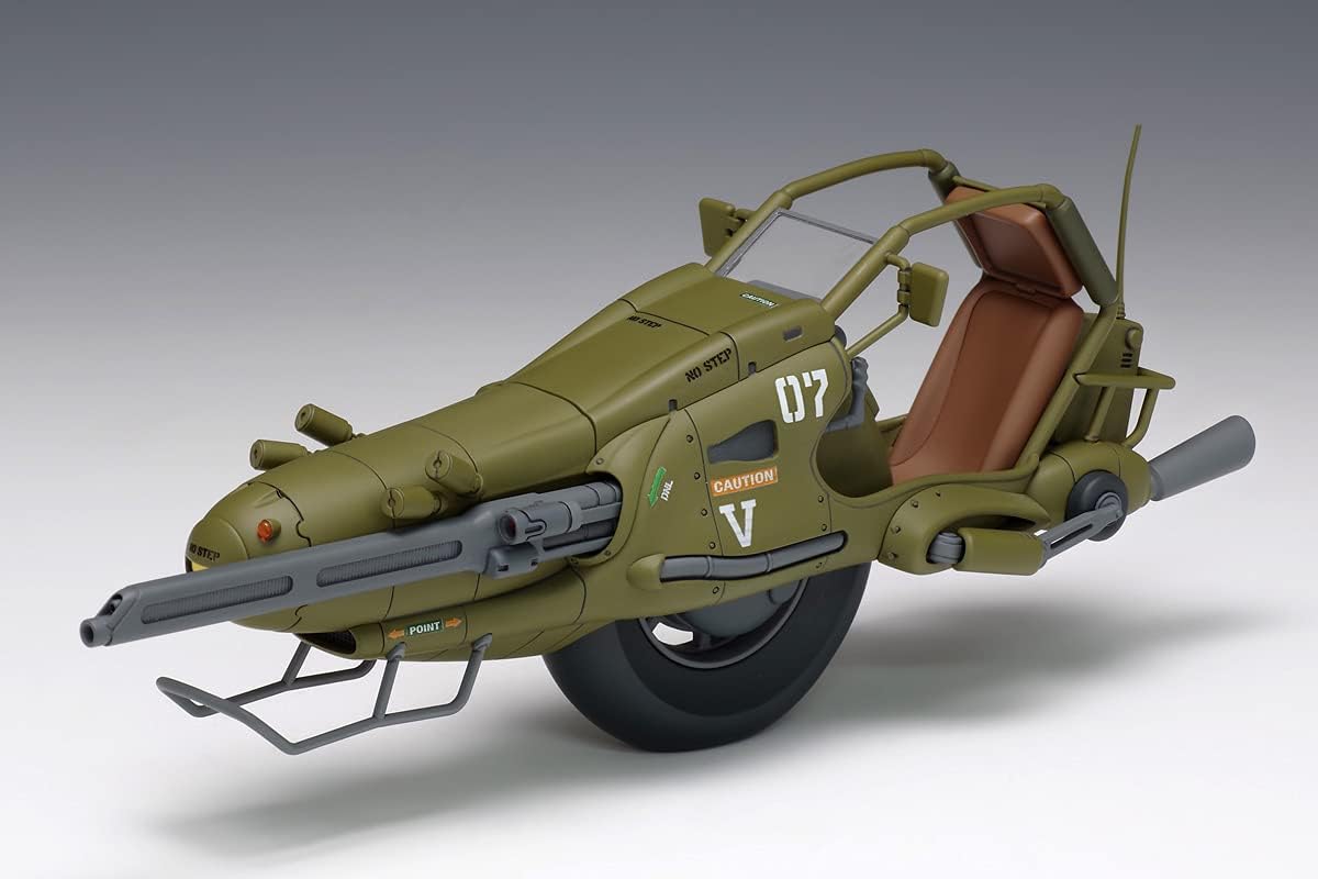 Wave KM-012 Fighting Mono Bike Hound 1/20 Scale, Total Length: Approx. 7.5 inches (19 cm), Color Coded Plastic Model