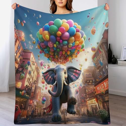 Manta de sofá de elefante para regalar en invierno y hogar 2