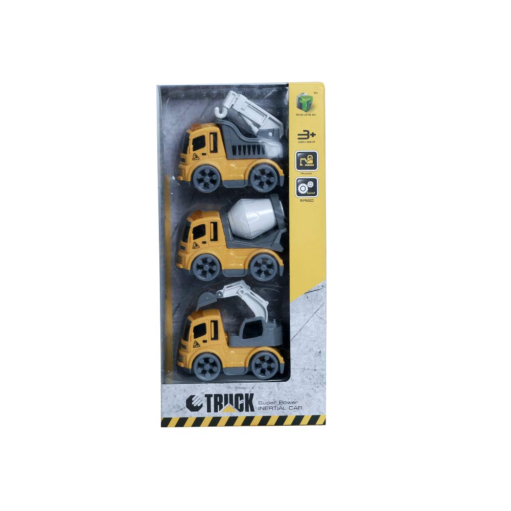 cartup Construction Realistic Vehicle Toy Set,Excavator Bulldozer Construction Toys Truck for Kids (JCB Toy) 2