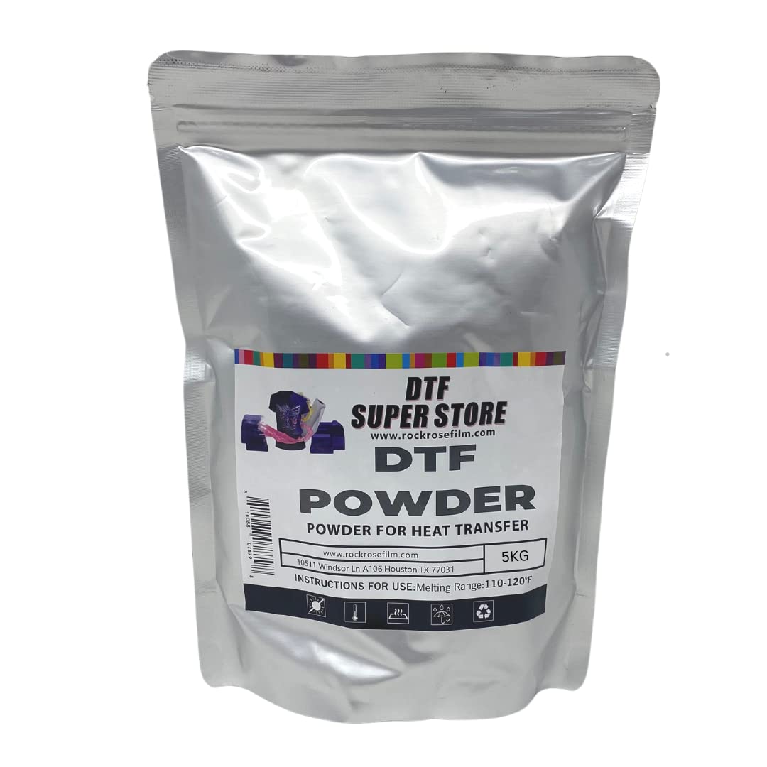 Snapklik.com : RockRose DTF Powder White 5kg/11 Lb Hot Melt Adhesive ...