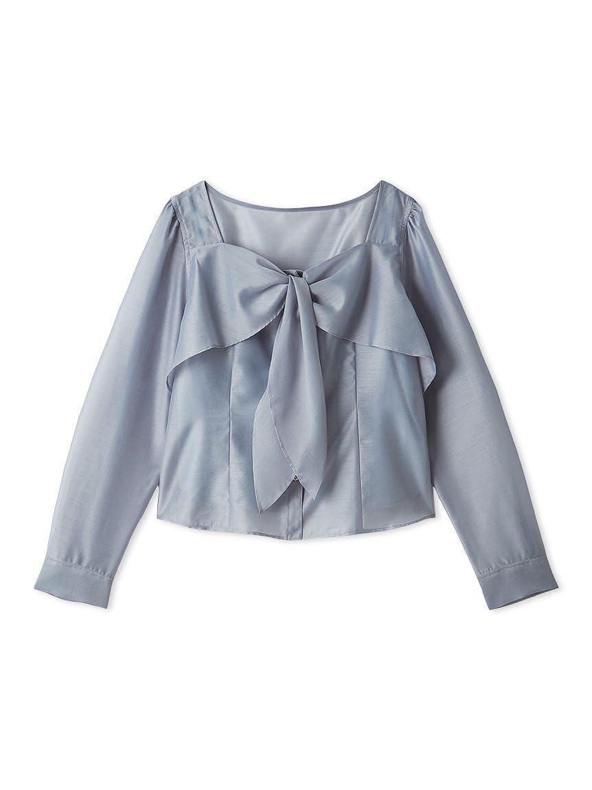 CELFORD デザインブラウス ライトグレー CELFORD デザインブラウス ライトグレー CELFORD デザイン