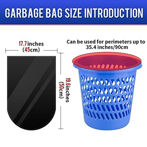 Swihelp Trash Bags, 6 Rolls/120 Counts Small Garbage Bags For Office, Kitchen,Bedroom Waste Bin,Colorful Portable Strong Rubbish Bags,Wastebasket Bags #TOP3