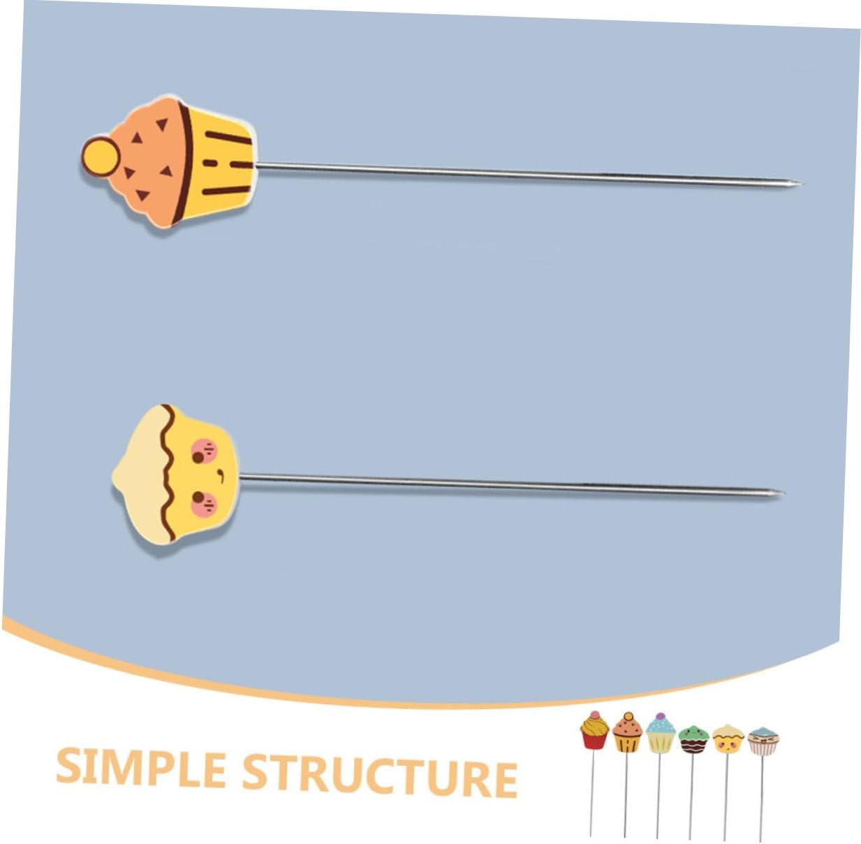 6pcs Stainless Steel Cake Testing Needles Multipurpose Baking Probes for Accurate Doneness Detection of Cakes Cookies Bread Essential Kitchen Tool for DIY Bakers and Professionals