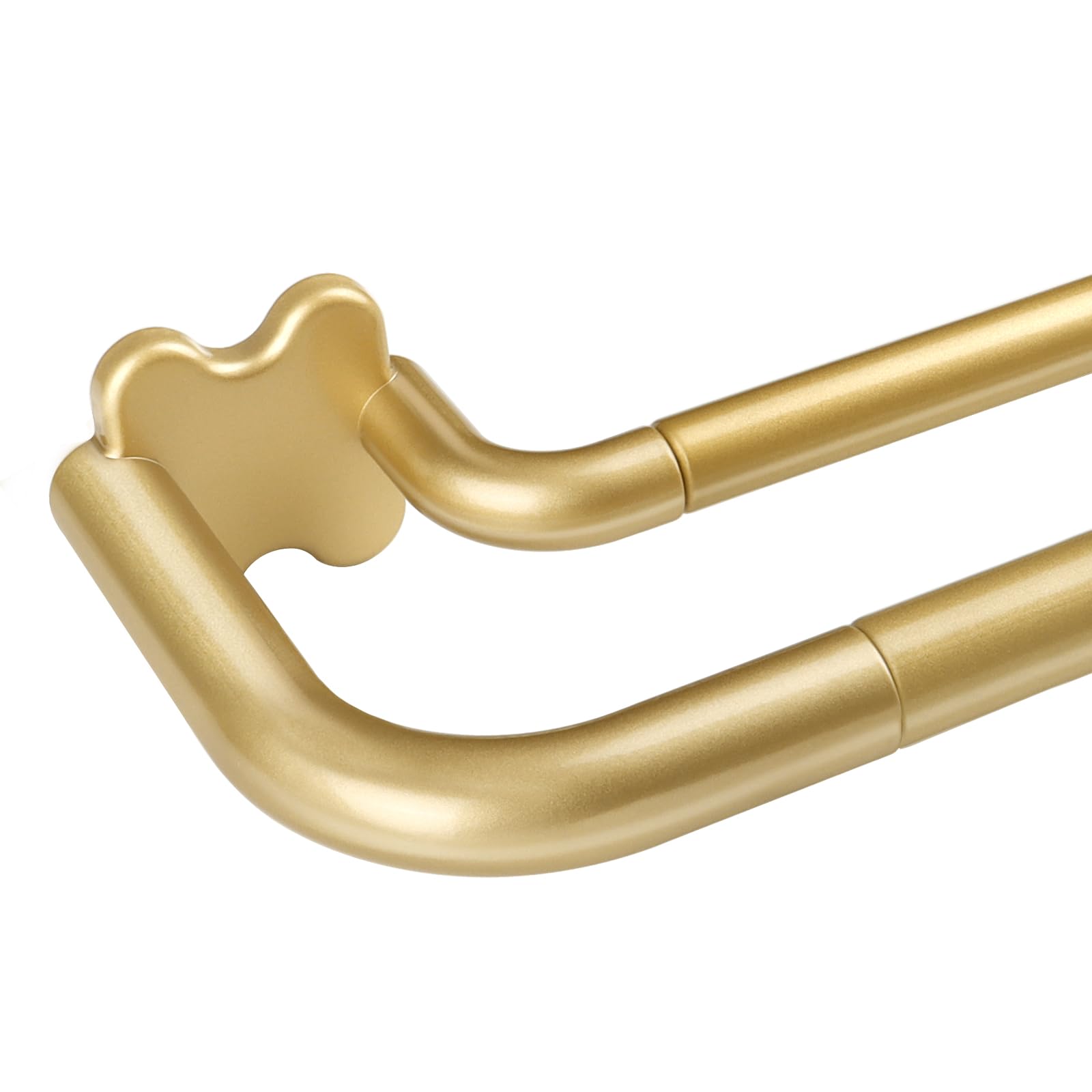 Amazon.com: Gold Double Curtain Rods, USFOOK Blackout Wrap