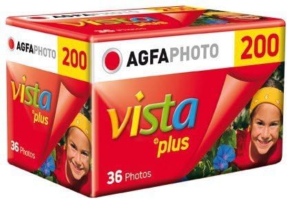Agfa photos vista plus film - 5 pack of 200 iso film of 36 photos each.