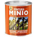 SPSIL Pintura Minio Antioxidante 125 ml - Protección Anticorrosiva - Bajo Contenido de Plomo - Secado Rápido