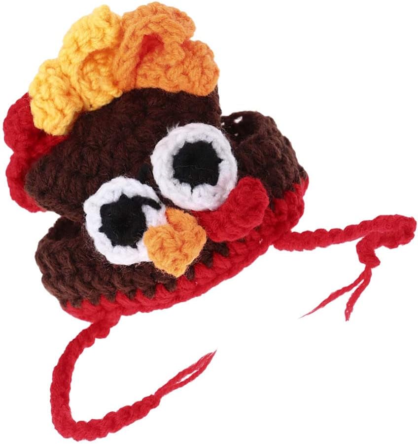 Nuobesty ペットトルコ帽子ハロウィン犬猫コスチュームおかしい帽子かぎペット動物コスプレキャップパーティー Nuobesty ペットトルコ帽子ハロウィン犬猫コスチュームおかしい帽子かぎペット動物コスプレキャップパーティー