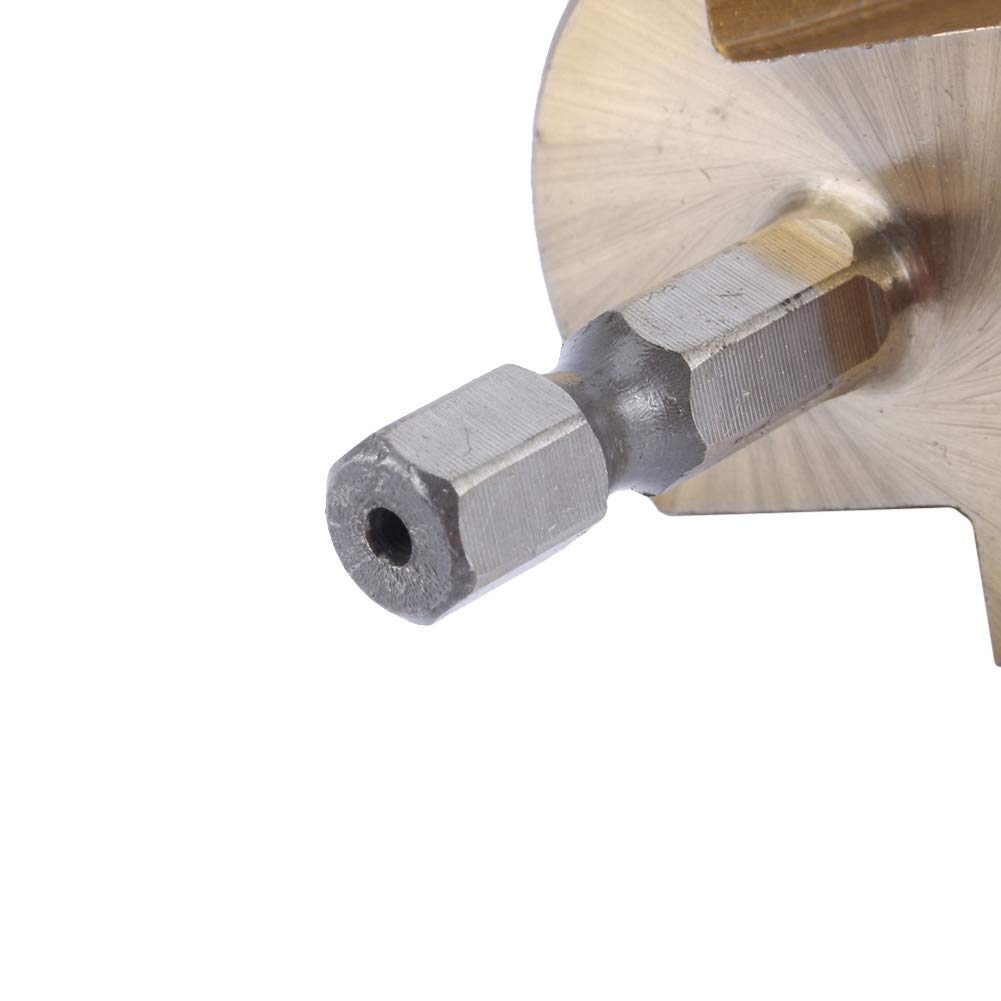 Foret Conique à Grande étape en Titane HSS de Haute qualité, Outil de Coupe de Trous de 4 à 32mm pour L'acier, Le Laiton, Le Bois et Le Plastique