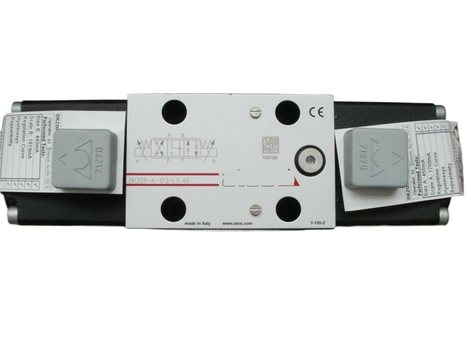 Uwjisltr One Color 1Pcs Hydraulic Proportional Solenoid Valve Dkzor-A-173-L5 40 Dkz0r-A-173-L5 40