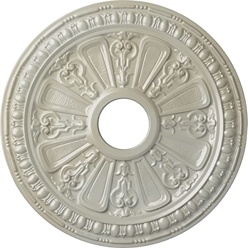 Image of Ekena Millwork CM18RAFBS Raymond Ceiling Medallion, Flash Blue