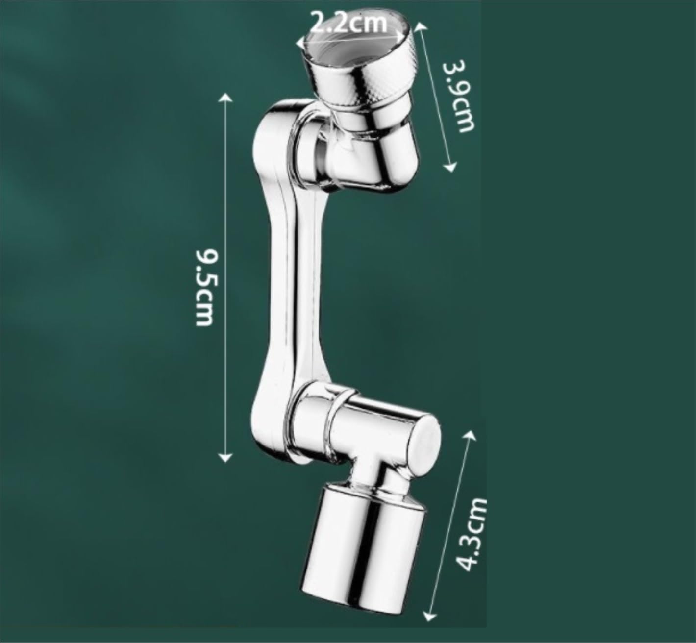 Aérateur De Robinet Cuisine Aérateur De Robinet Pivotant À 1080 °, Extension Rotation, en Plastique, Filtre Anti-éclaboussures, Cuisine Mobilier Et Décoration
