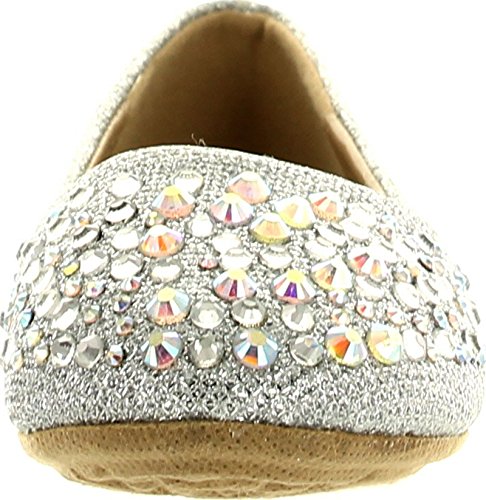 Link Girls Larisa-39K Rhinestone Ballet Ballerina Flats Shoes3