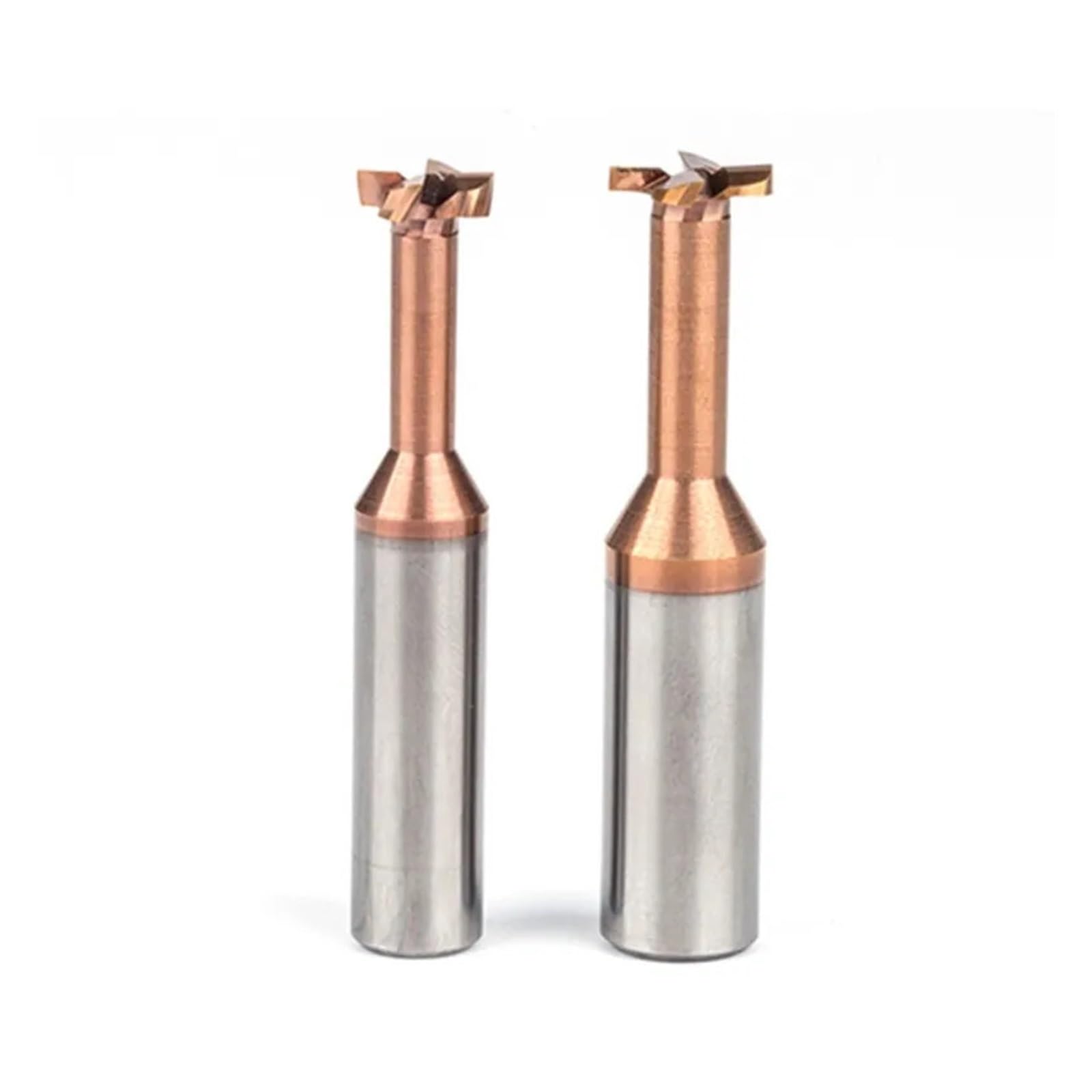 Nutfräser vom Typ T – Schlitzfräser aus Wolframstahl, 2 Stück, D4–12 mm, Präzisions-Schaftfräser for T-Nutenfräsen,(D8xh3xq3.5x8x60l)