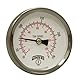 Winters TSW Series Aluminum Dual Scale Hot Water Thermometer, Dial Type, 2-1/2 Dial, 1/2 NPT Center Back Mount, 30-250 F/C Range by Winters