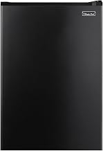 Magic Chef 4.4-cu. ft. Mini Fridge in Black, Small Compact All Refrigerator with No Freezer for Bedroom, Apartment, Dorm Room, Office