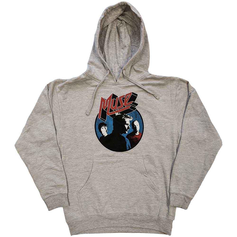 MUSE Hoodie Get Down Bodysuit Band Logo Official Unisex Grey Pullover M