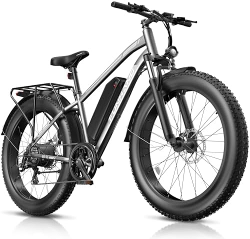 Funhang Electric Bike for Adults, 1000W Peak Ebike, 25MPH 60Miles...