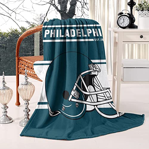 Striped hgdn Football Team Throw Blanket 60x50 Inches,...