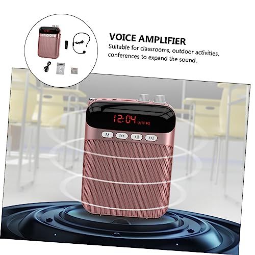 CORHAD 1 Conjunto Abelhinha Megafone Microfones Sem Fio Amplificador De Voz Microfone Pequeno Sem Fi