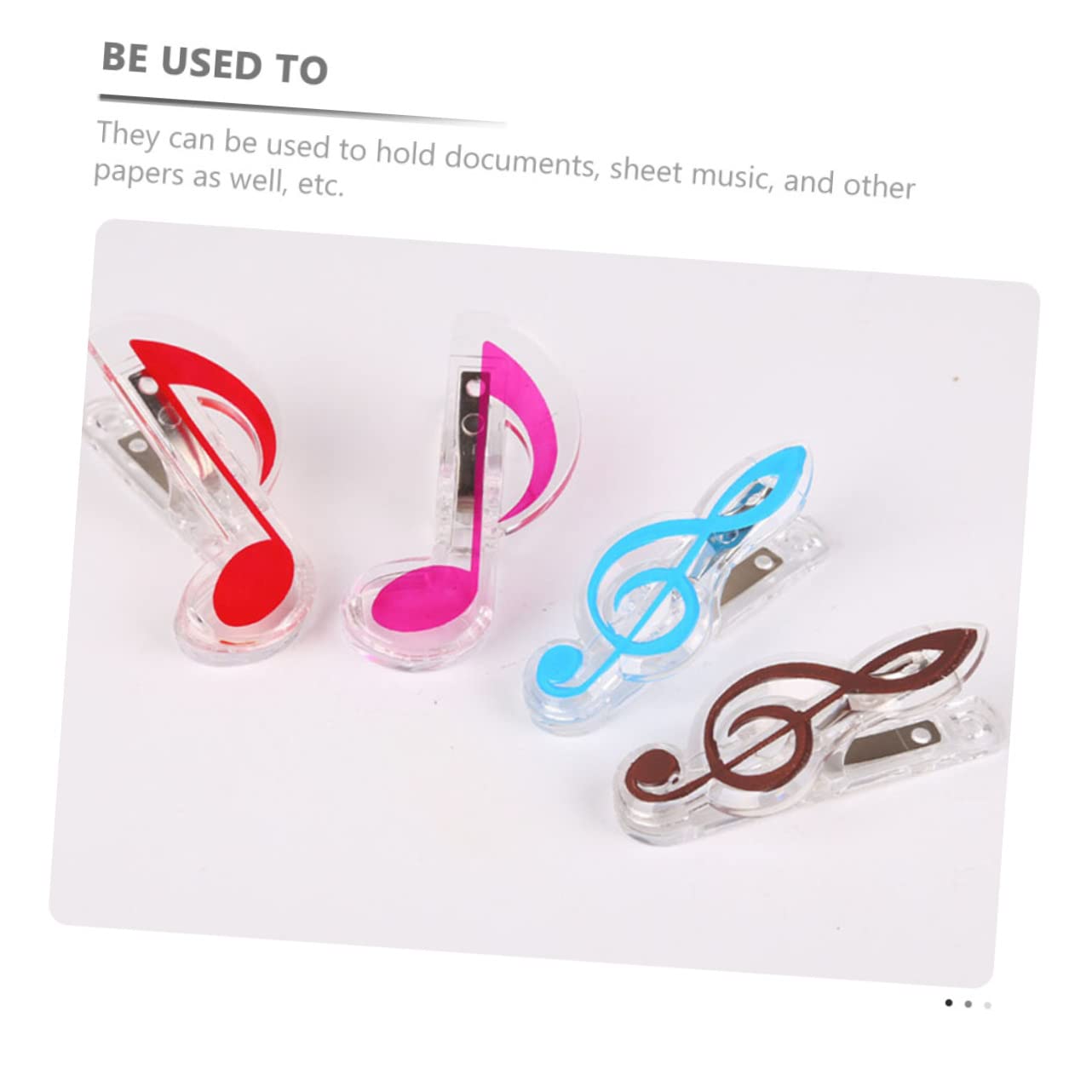 Lot De 2 Pinces à Partitions En Métal Doré - Pour Piano, Guitare, Pupitre, Fixation Stable Des Pages