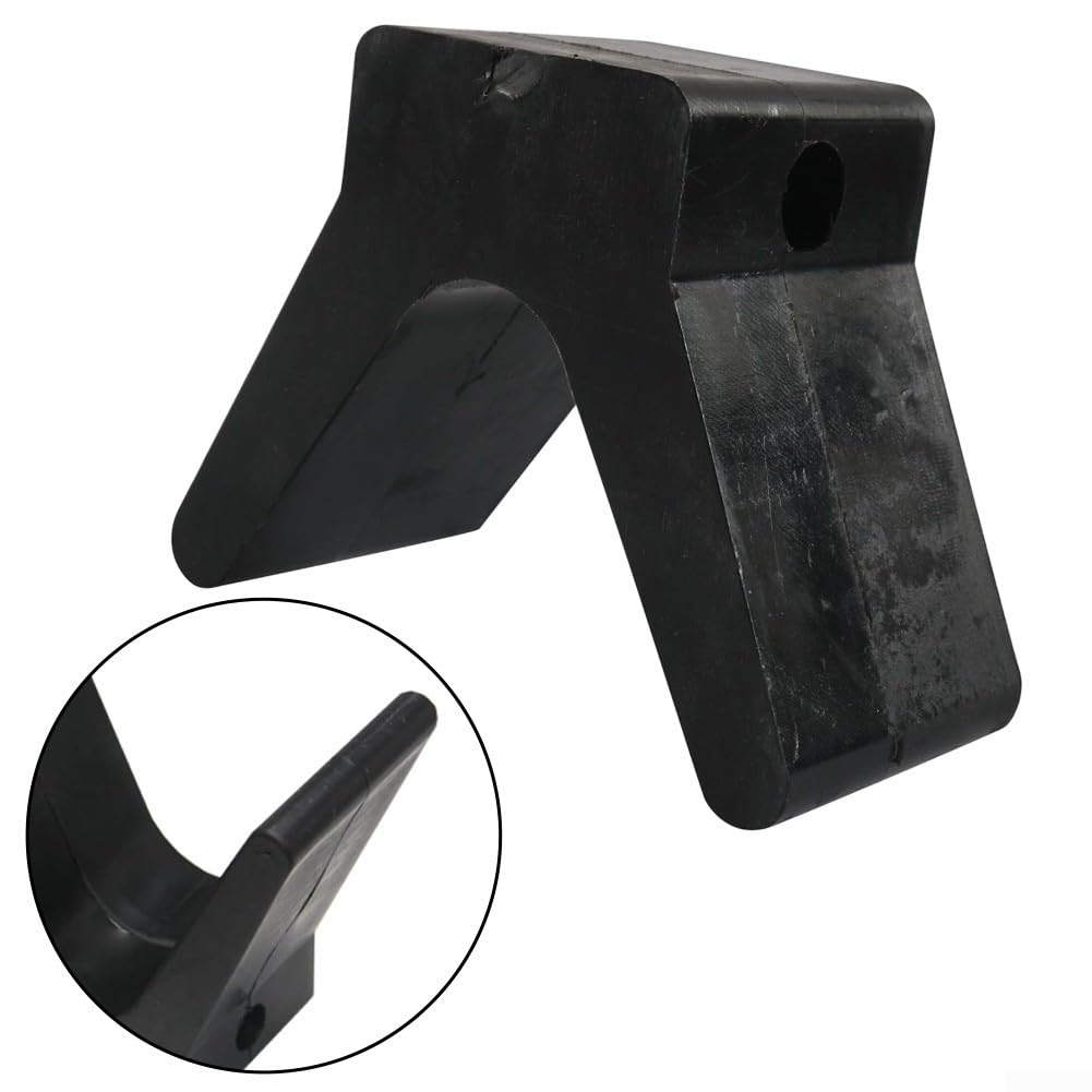 Blocco a V in poliuretano per rimorchio barca 5,1 cm nero 1 sztuka