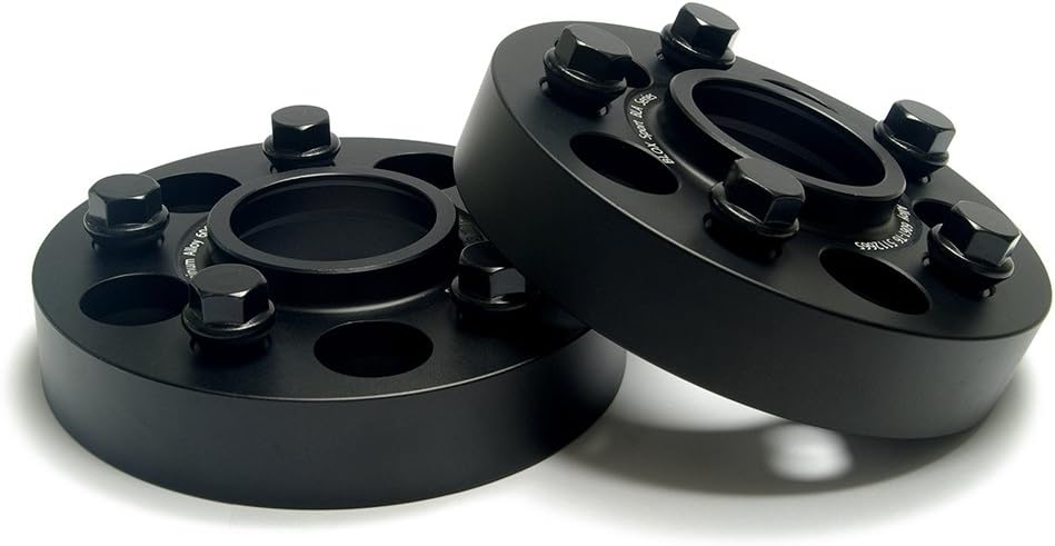 2 Pc 1" inch Aircraft Aluminum 5 Bolt Wheel Spacers 5x112 66.5 for Mercedes W202 W203 W204 W215 W216 W208 W209 W219 W210 W211 W212 W220 W221 R129 R170 R171