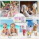 Cyiecw 75x150 cm Meerjungfrau Strandtuch für Mädchen, Schnell Trocknend Strandhandtuch mit Tasche, Mikrofaser Badetuch Ultra Saugfähig für Strand Reise Schwimmen (2)