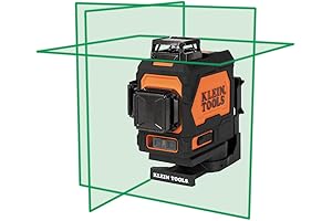 Klein Tools 93PLL Self-Leveling 3x360-Degree Laser Level with Rechargeable Battery