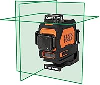 Klein Tools 93PLL Self-Leveling Green Laser Level - 3x360° Planes, Rechargeable Battery, Magnetic Mount for Pros