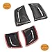 MCARCAR KIT Carbon Fiber Front Bumper Vent fits Mercedes Benz C Class W204 C63 AMG Sedan 2012-2014 Air Fender Cover Exterior Side Scoops Spoiler Protector Splitter Factory Outlet
