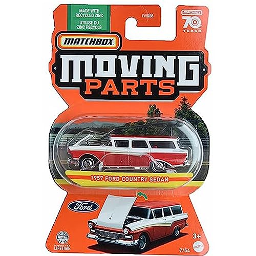 Matchbox 1957 Ford Country Sedan, Moving Parts 7/54 miniatura 1