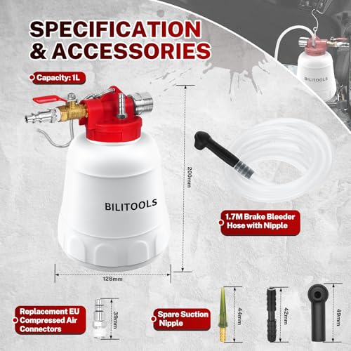BILITOOLS 1L Vacuum Brake Bleeder