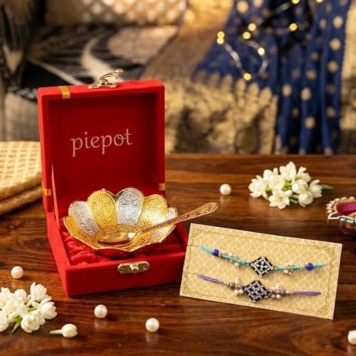 Image of Rakhi for Brother l Rakhi Gift Set l Rakhi Gift For Brother l Rakhi with Gift Bowl Set