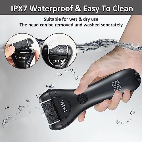 Electric Foot Callus Remover, Rechargeable Portable Electronic Foot File Pedicure Kit - Image 4