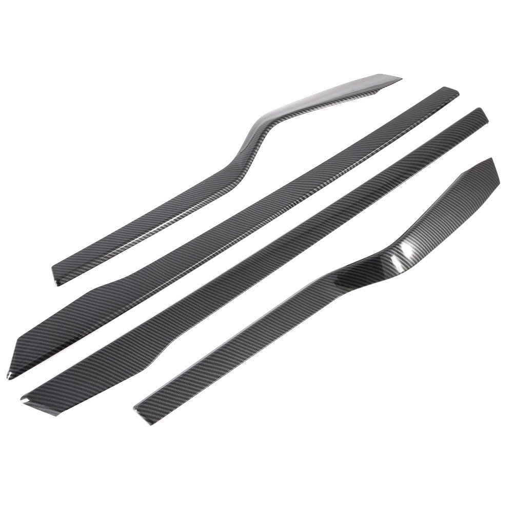 Mauxpiao A Pplicable To Tesl Model X Interior Door Trim Carbon Fiber Texture,Car Interior Ccessories Fds/A