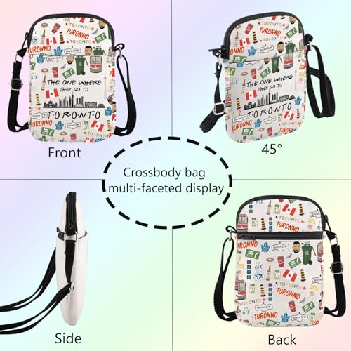 Toronto Canada Travel Crossbody Bag Toronto Souvenirs Gift Toronto Canadian Shoulder Bag Vocation Gifts Honeymoon Gift3