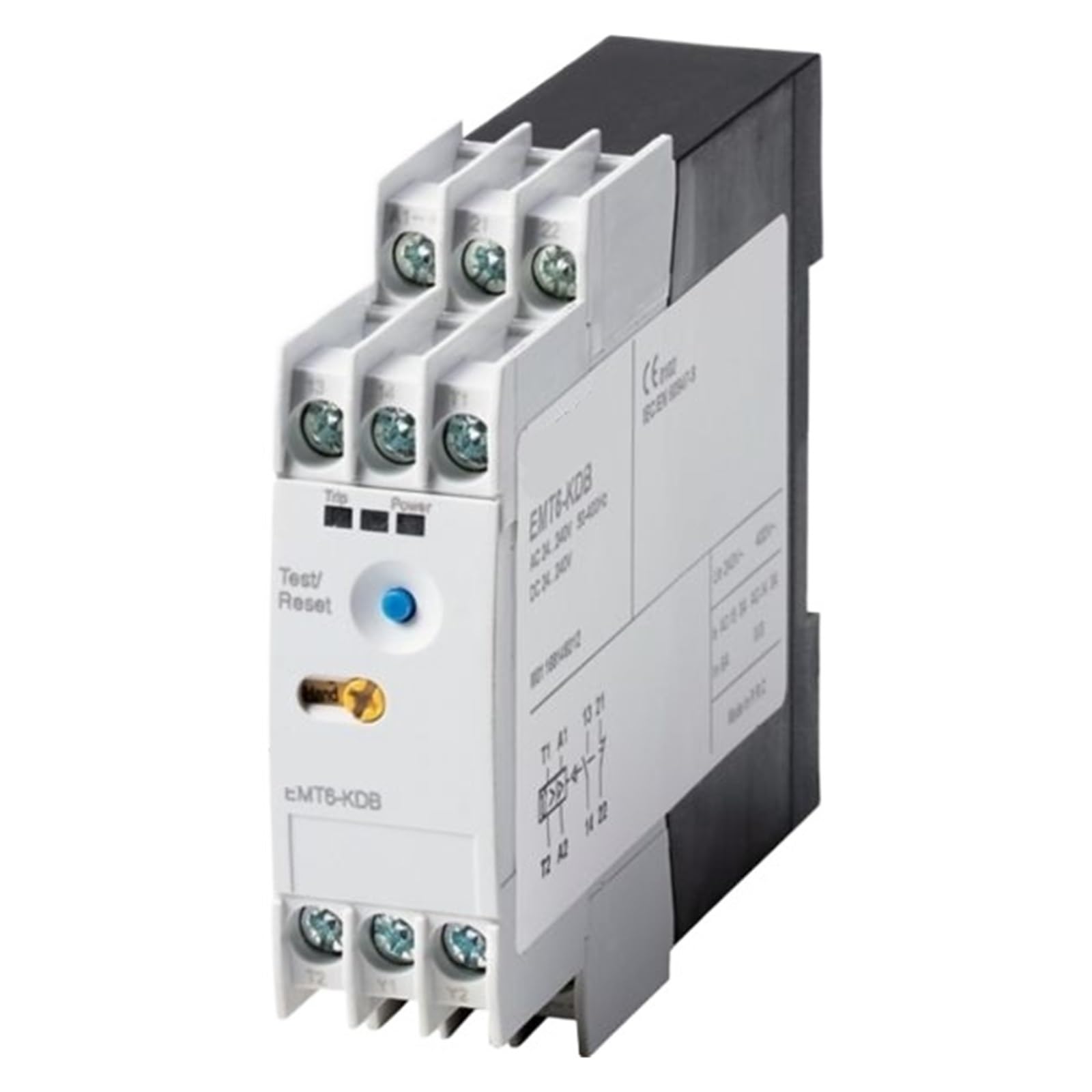 ZVQYSGIW 269471 EMT6-KDB - overload relay 1N/O+1N/C, 24-240VAC/DC, with lockout
