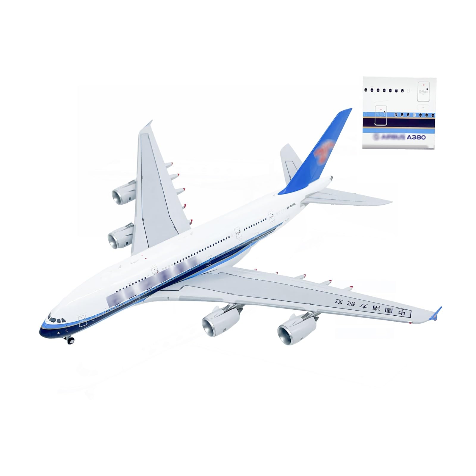 Modello aereo metallo pressofuso scala 1:400 A380 Replica lega altamente dettagliata Display scrivania compatto for decorazioni for casa ufficio, regalo perfetto collezionisti appassionati