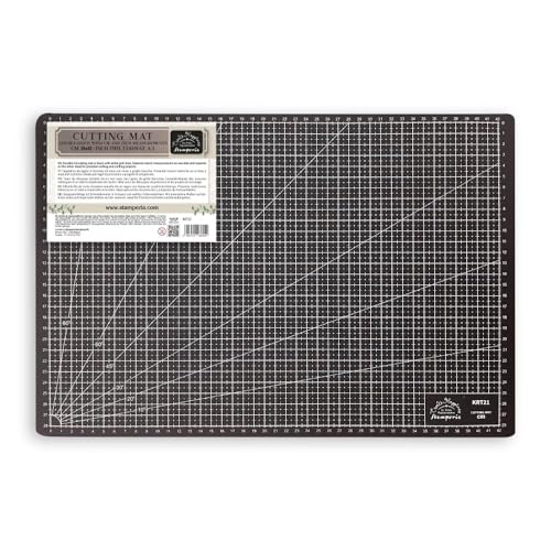 Stamperia - Alfombrilla de corte A3 para álbumes de recortes, álbumes, tarjetas, y más, duradera, de doble cara con medidas métricas e imperiales, perfecta para aficiones, manualidades y regalos