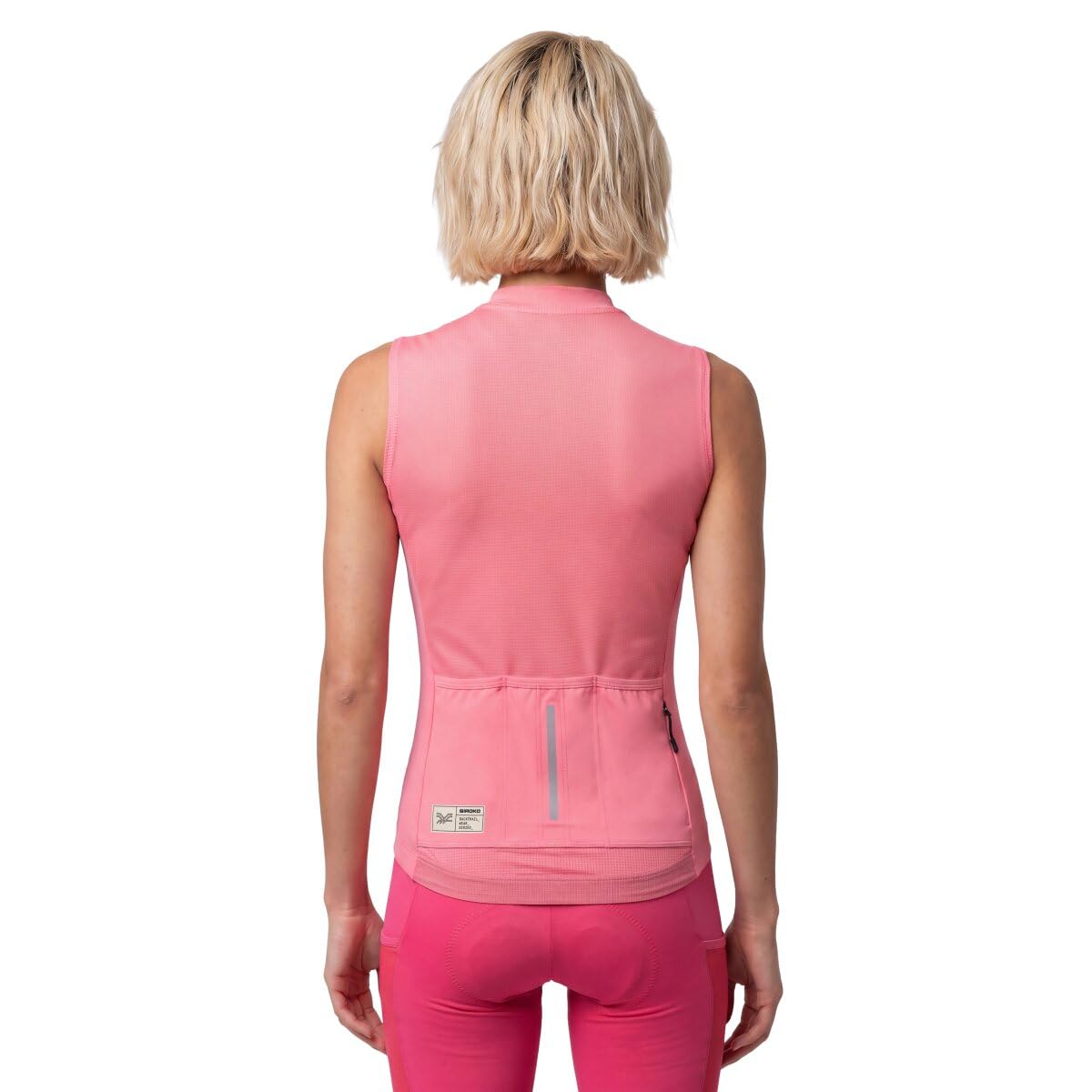 SIROKO - Ärmelloses Gravel-Radtrikot für Damen GM4-W Strata Red