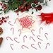 Candy Cane Christmas Decorations,100Pcs Mini Fake Peppermint Candy Cane Ornaments for Xmas Tree, Red and White Plastic Hanging Canes Ornament Vase Filler for Xmas Home Crafts Party Decor Supplies